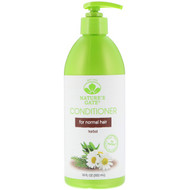 Natures Gate, Herbal Conditioner, For Normal Hair, 18 fl oz (532 ml)