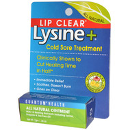 3 PACK of Quantum Health, Lip Clear Lysine+, Cold Sore Treatment, .25 oz (7 g)