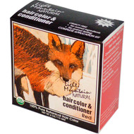 3 PACK of Light Mountain, Organic Natural Hair Color & Conditioner, Red, 4 oz (113 g)