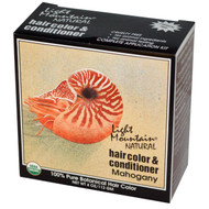 Light Mountain, Natural Hair Color and Conditioner, Mahogany, 4 oz (113 g) (Discontinued Item)