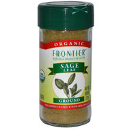 3 PACK of Frontier Co-Op Organic Sage Leaf Ground -- 0.8 oz
