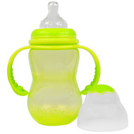 Nuby, Non-Drip Wide Neck Anti-Colic Air System, 3 + Months, 10 oz (300 ml)