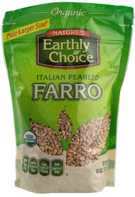 3 PACK of Natures Earthly Choice Organic Italian Pearled Farro -- 12 oz