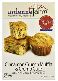 Ardenne Farm, All Natural Gluten Free Baking Mix,  Cinnamon Crunch Muffin & Crumb Cake - 21 oz