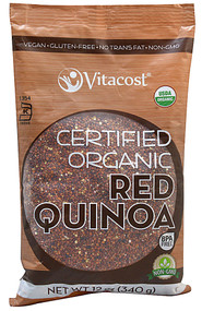 3 PACK of Vitaco Certified Organic Red Quinoa - Non-GMO -- 12 oz (340 g)