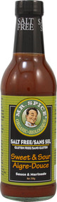 Mr Spice Organic, Salt Free Sauce and Marinade,  Sweet & Sour - 10.5 oz