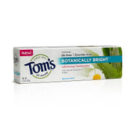 3 PACK of Toms of Maine Botanically Bright Whitening Natural Toothpaste Spearmint -- 4.7 oz