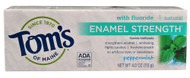 Toms of Maine, Fluoride Toothpaste Enamel Strength,  Peppermint - 4 oz