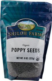 3 PACK of Shiloh Farms Organic Poppy Seeds -- 8 oz