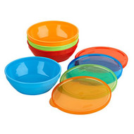 3 PACK of NUK, Gerber Graduates Bunch-a-Bowls, 4 Bowls & Lids