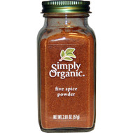 3 PACK of Simply Organic, Five Spice Powder, 2.01 oz (57 g)