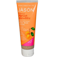 3 PACK of Jason Natural, Brightening Apricot Scrubble, Facial Wash & Scrub, 4 oz (113 g)