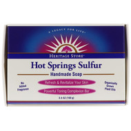 3 PACK of Heritage Store, Hot Springs Sulfur Handmade Soap, 3.5 oz (100 g)