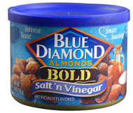 3 PACK of Blue Diamond Almonds Bold Salt N Vinegar -- 6 oz