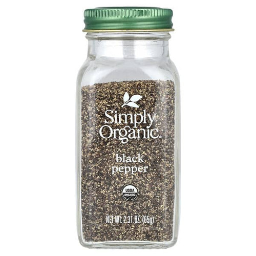 <img alt="Simply Organic, Black Pepper, 2.31 oz (65 g)" title="Simply Organic, Black Pepper, 2.31 oz (65 g),089836185235"