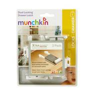 Munchkin, XtraGuard Dual Locking Drawer Latch, 2 Pack