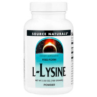 <img alt="Source Naturals, L-Lysine Powder, 3.53 oz (100 g)" title="Source Naturals, L-Lysine Powder, 3.53 oz (100 g),021078001355"