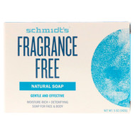 Schmidts Naturals, Natural Soap, Fragrance Free, 5 oz (142 g)