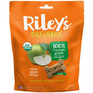 Rileys Organics, Dog Treats, Large Bone, Tasty Apple Recipe, 5 oz (142 g)