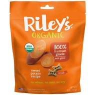 Rileys Organics, Dog Treats, Small Bone, Sweet Potato Recipe, 5 oz (142 g)