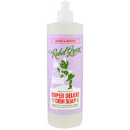 3 PACK of Rebel Green Super Deluxe Dish Soap Lavender & Grapefruit -- 16 fl oz