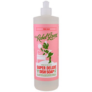 3 PACK of Rebel Green Super Deluxe Dish Soap Pink Lilac -- 16 fl oz