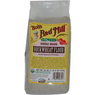 Bobs Red Mill, Organic Whole Grain Buckwheat Flour, 22 oz (623 g)