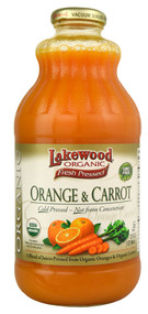 Lakewood, Organic Fresh Juice Blends,  Orange & Carrot - 32 fl oz