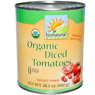 3 PACK of Bionaturae Organic Diced Tomatoes -- 28.2 oz