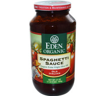 3 PACK of Eden Foods Organic Spaghetti Sauce Heirloom Variety -- 25 oz