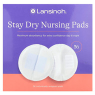 <img alt="Lansinoh, Stay Dry Nursing Pads, 36 Individually Wrapped Pads" title="Lansinoh, Stay Dry Nursing Pads, 36 Individually Wrapped Pads,044677202602"