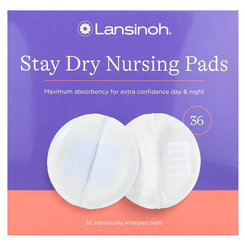 <img alt="Lansinoh, Stay Dry Nursing Pads, 36 Individually Wrapped Pads" title="Lansinoh, Stay Dry Nursing Pads, 36 Individually Wrapped Pads,044677202602"