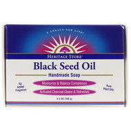 3 PACK of Heritage Store, Black Seed Oil Handmade Soap, 3.5 oz (100 g)
