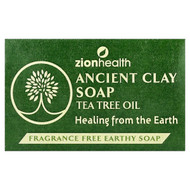 <img alt="Zion Health, Ancient Clay Bar Soap with Tea Tree Oil, Fragrance Free, 6 oz (170 g)" title="Zion Health, Ancient Clay Bar Soap with Tea Tree Oil, Fragrance Free, 6 oz (170 g),093141102191"