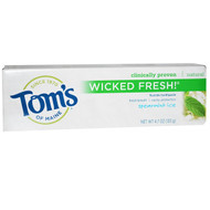 3 PACK of Toms of Maine Wicked Fresh Fluoride Natural Toothpaste Spearmint Ice -- 4.7 oz