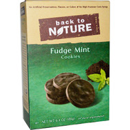 3 PACK of Back To Nature Cookies Fudge Mint -- 6.4 oz