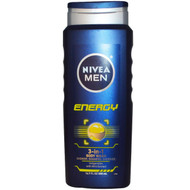 Nivea, Men 3-in-1 Body Wash, Energy, 16.9 fl oz (500 ml)