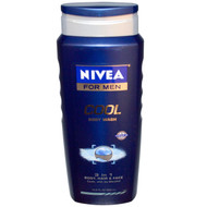Nivea, Men 3-in-1 Body Wash, Cool, 16.9 fl oz (500 ml)