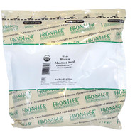 3 PACK of Frontier Natural Products Organic Whole Mustard Seed Brown -- 1 lb