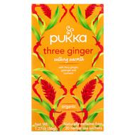 <img alt="Pukka Herbs, Organic Herbal Tea, Three Ginger, Caffeine Free, 20 Sachets, 1.27 oz (36 g)" title="Pukka Herbs, Organic Herbal Tea, Three Ginger, Caffeine Free, 20 Sachets, 1.27 oz (36 g),813026020019"