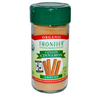 3 PACK of Frontier Natural Products, Organic Ceylon Cinnamon, 1.76 oz (50 g)