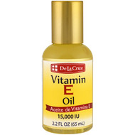 3 PACK of De La Cruz, Vitamin E Oil, 15,000 IU, 2.2 fl oz (65 ml)