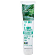 <img alt="Desert Essence, Tea Tree Oil & Neem Toothpaste, Wintergreen, 6.25 oz (176 g)" title="Desert Essence, Tea Tree Oil & Neem Toothpaste, Wintergreen, 6.25 oz (176 g),718334220536"