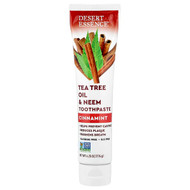<img alt="Desert Essence, Tea Tree Oil & Neem Toothpaste, Cinnamint, 6.25 oz (176 g)" title="Desert Essence, Tea Tree Oil & Neem Toothpaste, Cinnamint, 6.25 oz (176 g),718334334103"