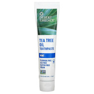 <img alt="Desert Essence, Tea Tree Oil Toothpaste, Mint, 6.25 oz (176 g)" title="Desert Essence, Tea Tree Oil Toothpaste, Mint, 6.25 oz (176 g),718334220550"