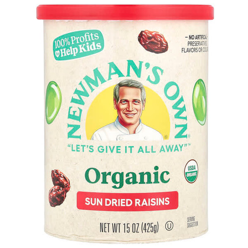<img alt="Newmans Own Organics, Sun Dried Raisins, 15 oz (425 g)" title="Newmans Own Organics, Sun Dried Raisins, 15 oz (425 g),884284040255"
