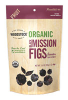 3 PACK of Woodstock Organic Black Mission Figs -- 10 oz