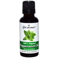 3 PACK of Cococare, 100% Natural Peppermint Oil, 1 fl oz (30 ml)