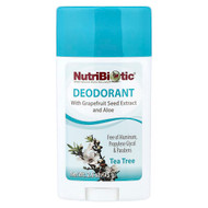 <img alt="NutriBiotic, Deodorant, Tea Tree, 2.6 oz (75 g)" title="NutriBiotic, Deodorant, Tea Tree, 2.6 oz (75 g),728177010805"