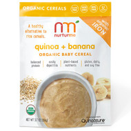 NurturMe, Organic Quinoa Cereal, Quinoa + Banana, Infant, 3.7 oz (104 g)